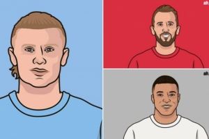 2022-23赛季以来非点球进球数：哈兰德、凯恩和姆巴佩均为81球图片